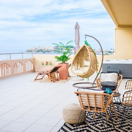 Thea - Rooftop Seaview Jacuzzi Rethymno Eksteriør bilde